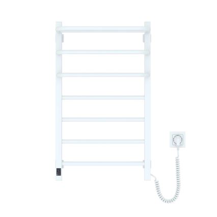Radiador elétrico para casa de banho com termóstato FORTIS 350W/230V 80,6 cm IP44 branco, lado direito