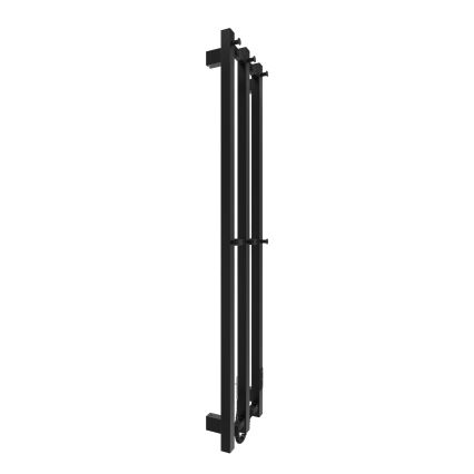 Radiador para casa de banho HF SLIM 110W/230V 117x25 cm preto angular