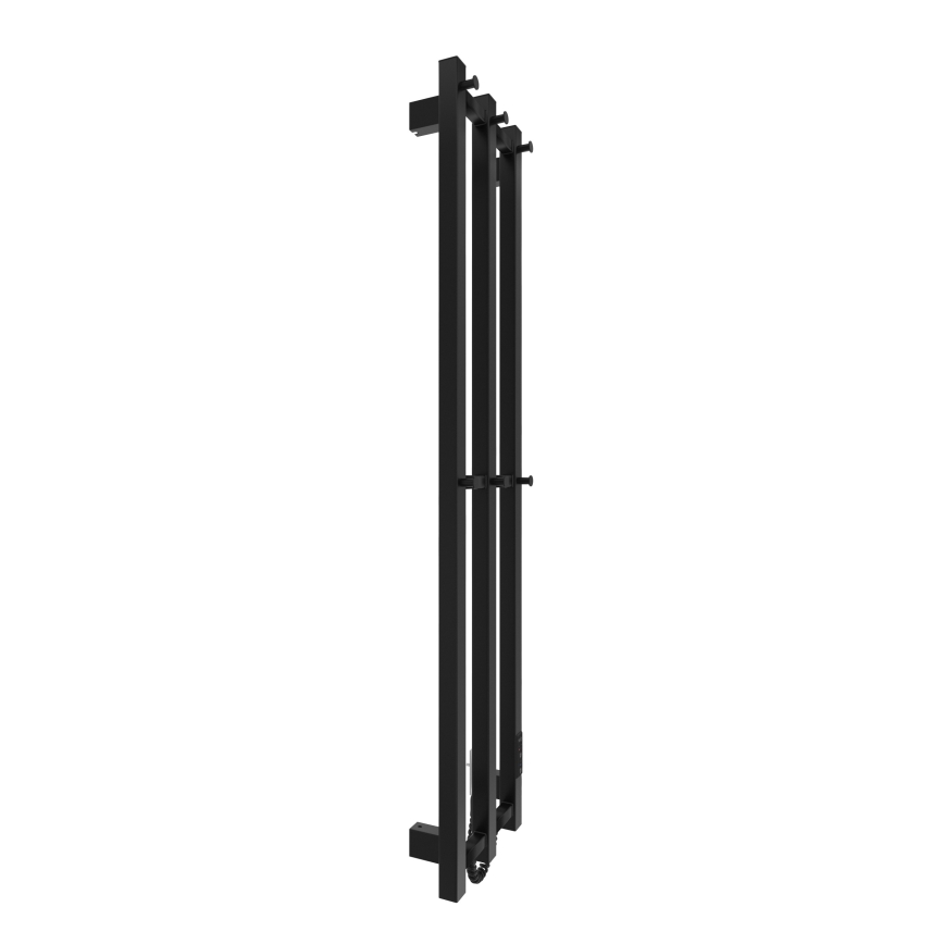 Radiador para casa de banho HF SLIM 110W/230V 117x25 cm preto angular