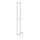 Radiador para casa de banho HF SLIM 80W/230V 117x14 cm branco angular