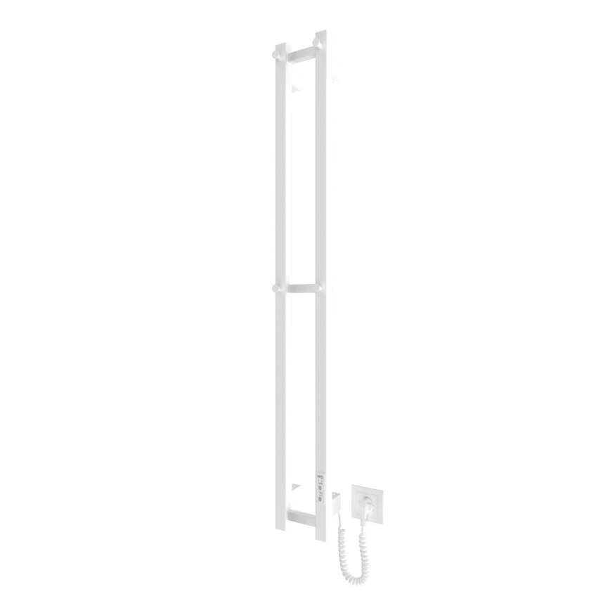 Radiador para casa de banho HF SLIM 80W/230V 117x14 cm branco angular