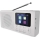 Rádio DAB DAB+ FM 3W/5V/4xAA branco