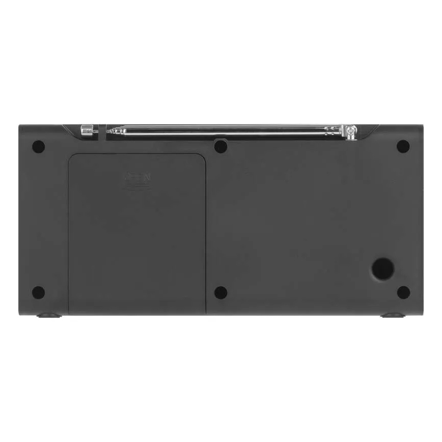 Rádio DAB DAB+ FM 3W/5V/4xAA preto