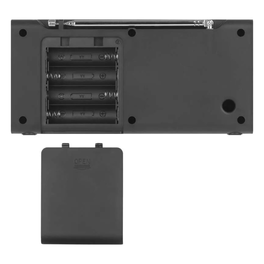 Rádio DAB DAB+ FM 3W/5V/4xAA preto