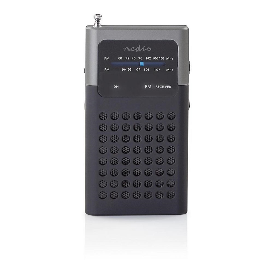 Rádio de Bolso FM 1,5W/2xAAA