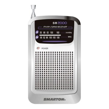 Rádio de bolso FM/AM 2xAAA