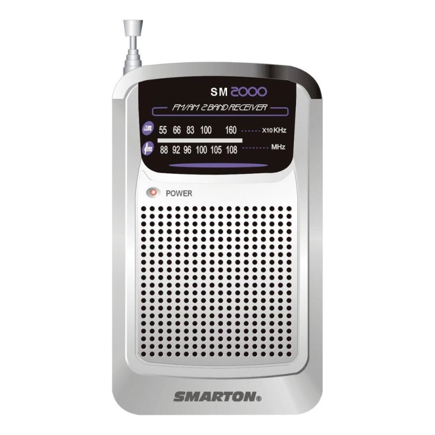 Rádio de bolso FM/AM 2xAAA