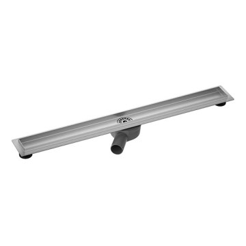 Ralo linear para duche 94x8,1 cm prateado/cinzento