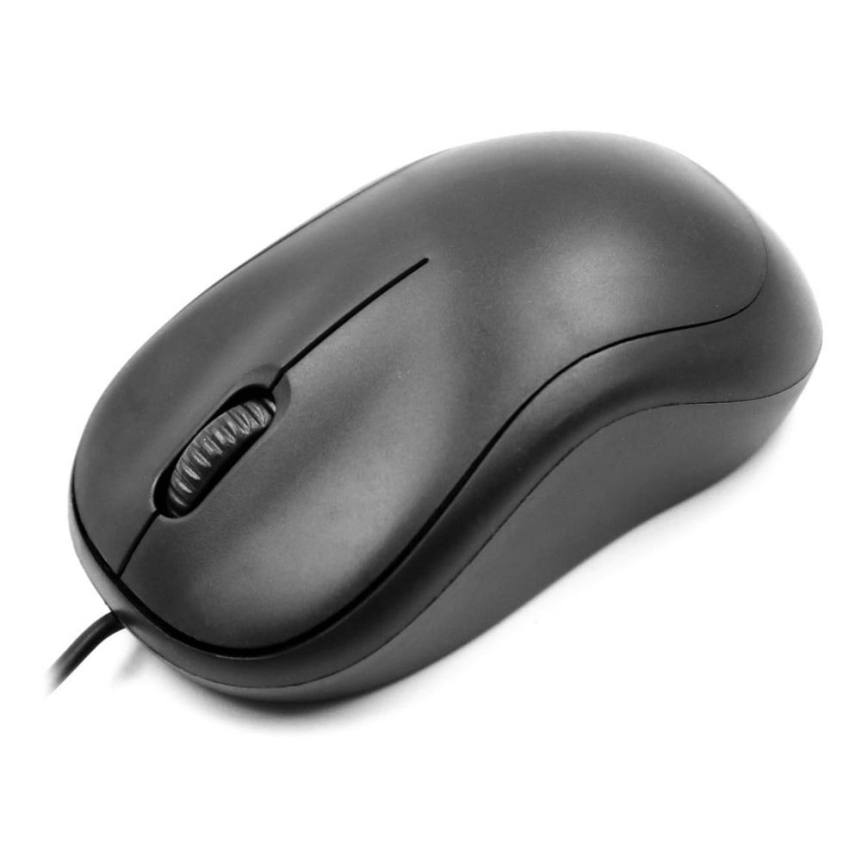 Rato com fio 1000 DPI preto