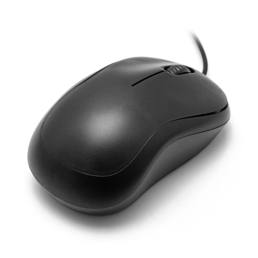 Rato com fio 1000 DPI preto