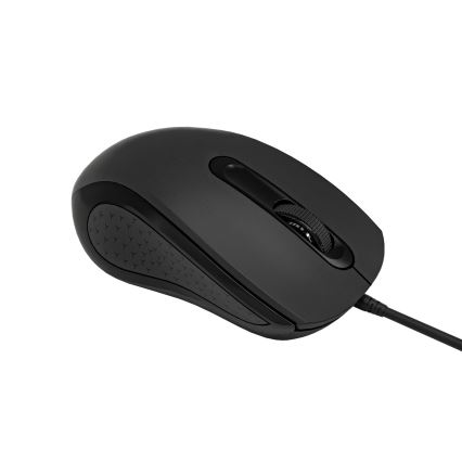 Rato com fios 1200 DPI USB-C preto