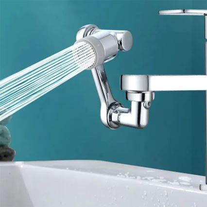 REA-B0660 - Adaptador giratório para torneira de lavatório, acabamento cromado polido