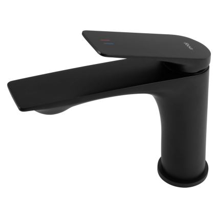 REA-B1117 - Misturadora para lavatório AVALON 16,5 cm preta