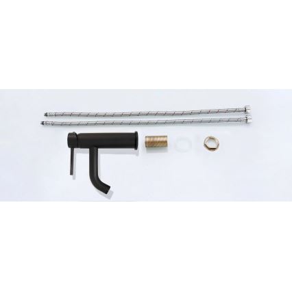 REA-B4102 - Torneira de lavatório LUNGO 16,5 cm preta