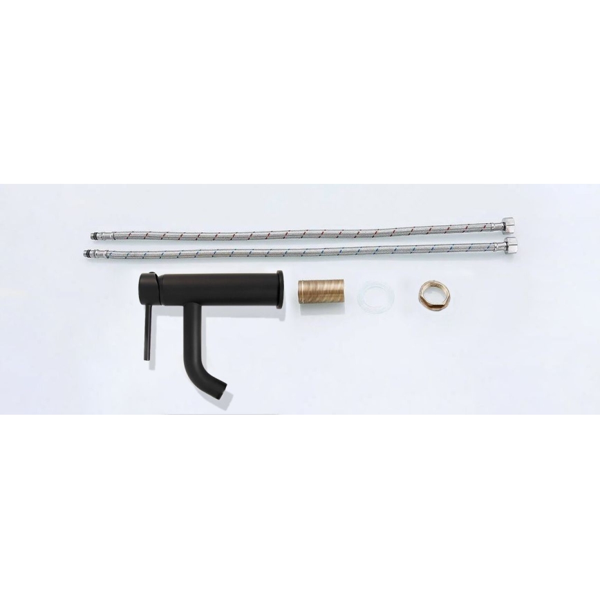 REA-B4102 - Torneira de lavatório LUNGO 16,5 cm preta