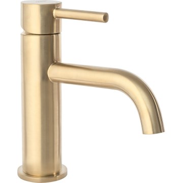REA-B4527 - Misturadora para lavatório LUNGO 16,5 cm dourada escovada
