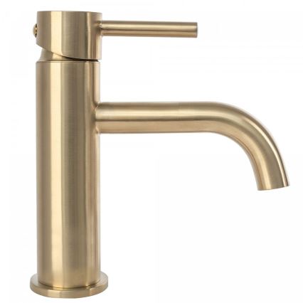 REA-B4527 - Misturadora para lavatório LUNGO 16,5 cm dourada escovada
