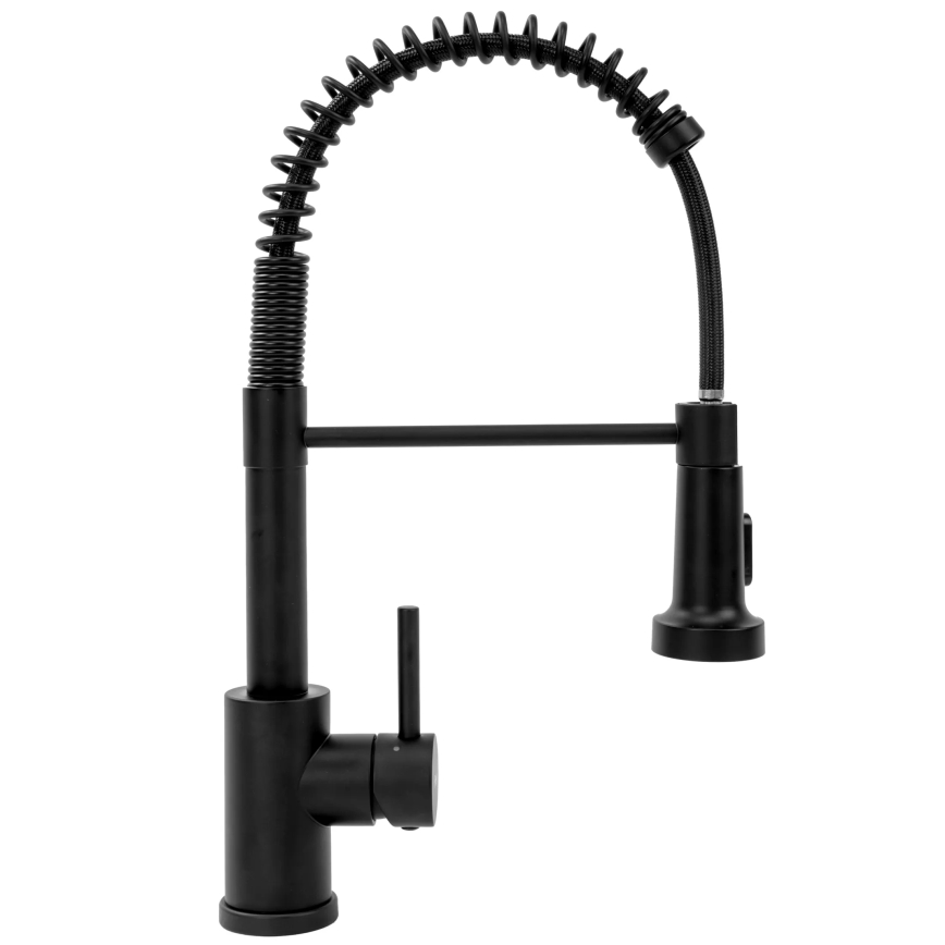 REA-B4820 - Torneira de cozinha COLIN com bico extraível, 42,5 cm, preta