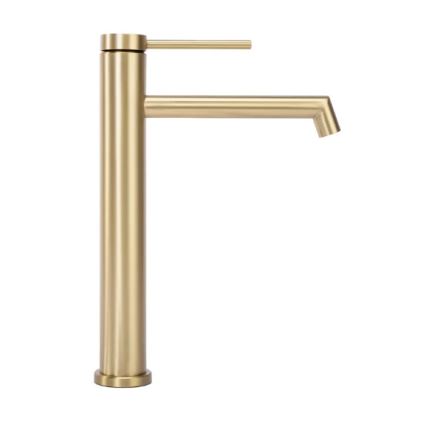 REA-B5319 - Misturador para lavatório FOSS 29,5 cm, acabamento dourado escovado