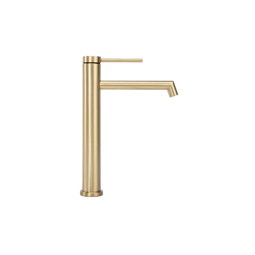 REA-B5319 - Misturador para lavatório FOSS 29,5 cm, acabamento dourado escovado