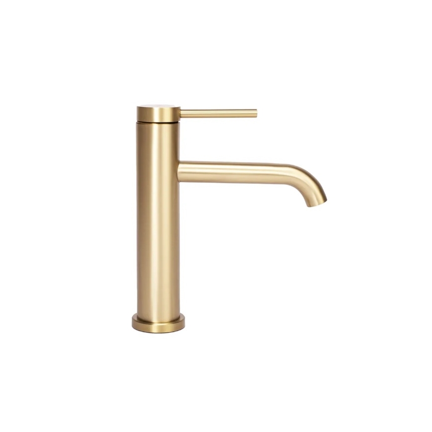 REA-B5323 - Torneira de lavatório CLIF 20,5 cm dourada escovada