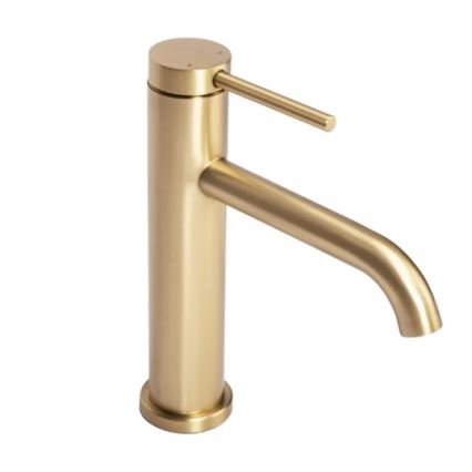 REA-B5323 - Torneira de lavatório CLIF 20,5 cm dourada escovada