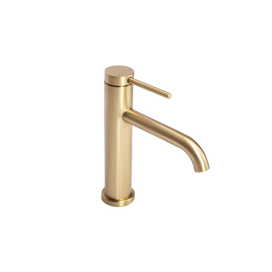REA-B5323 - Torneira de lavatório CLIF 20,5 cm dourada escovada