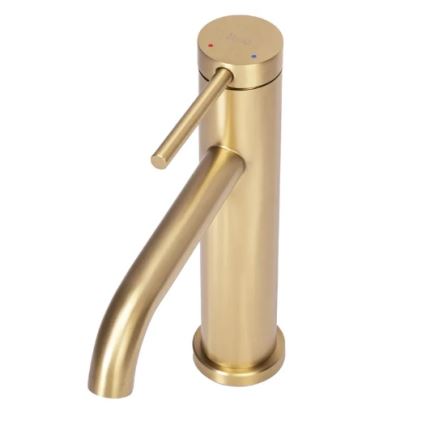 REA-B5323 - Torneira de lavatório CLIF 20,5 cm dourada escovada