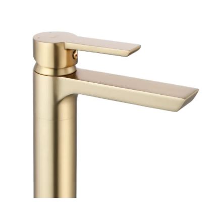 REA-B6412 - Misturadora de lavatório ARGUS 28,5 cm, dourada escovada