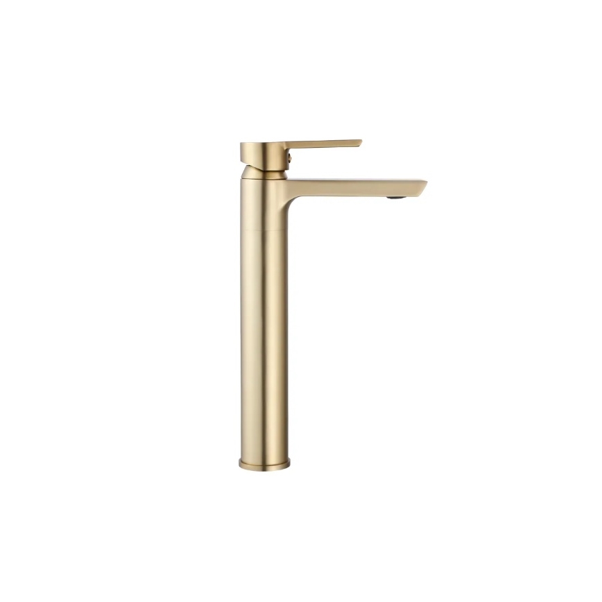 REA-B6412 - Misturadora de lavatório ARGUS 28,5 cm, dourada escovada
