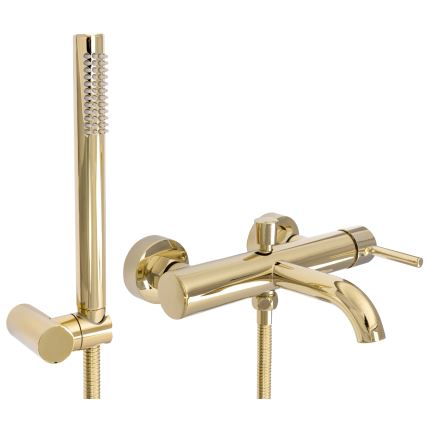 REA-B6635 - Conjunto para banheira LUNGO dourado