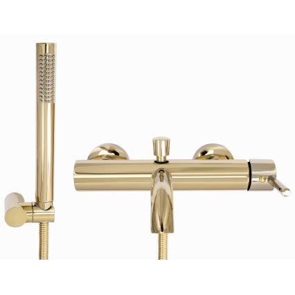 REA-B6635 - Conjunto para banheira LUNGO dourado