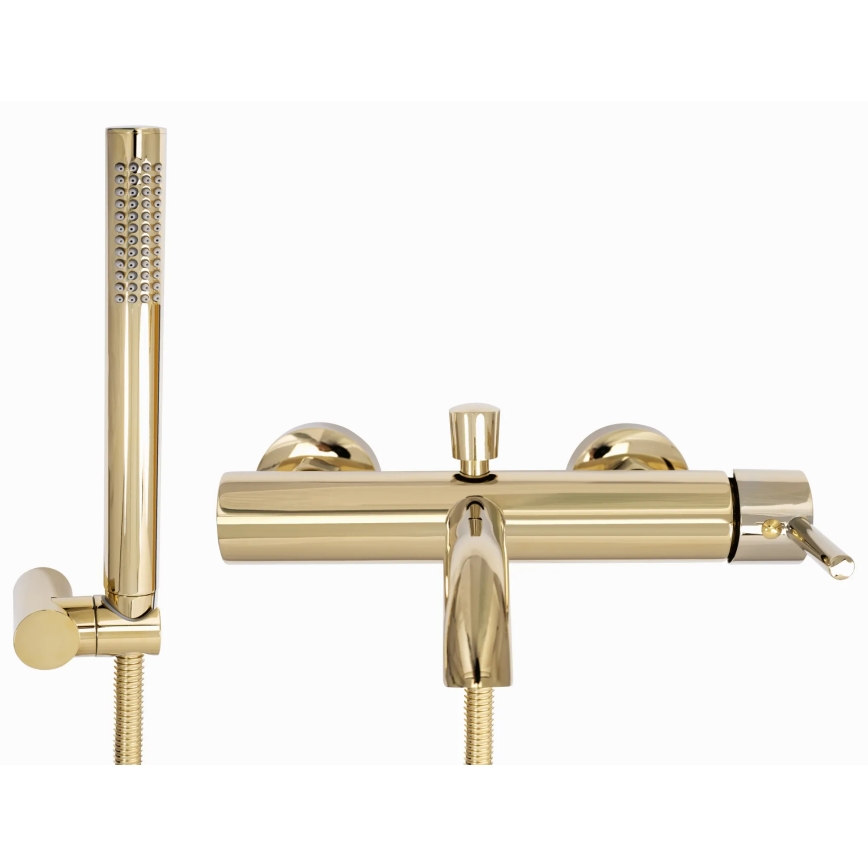 REA-B6635 - Conjunto para banheira LUNGO dourado