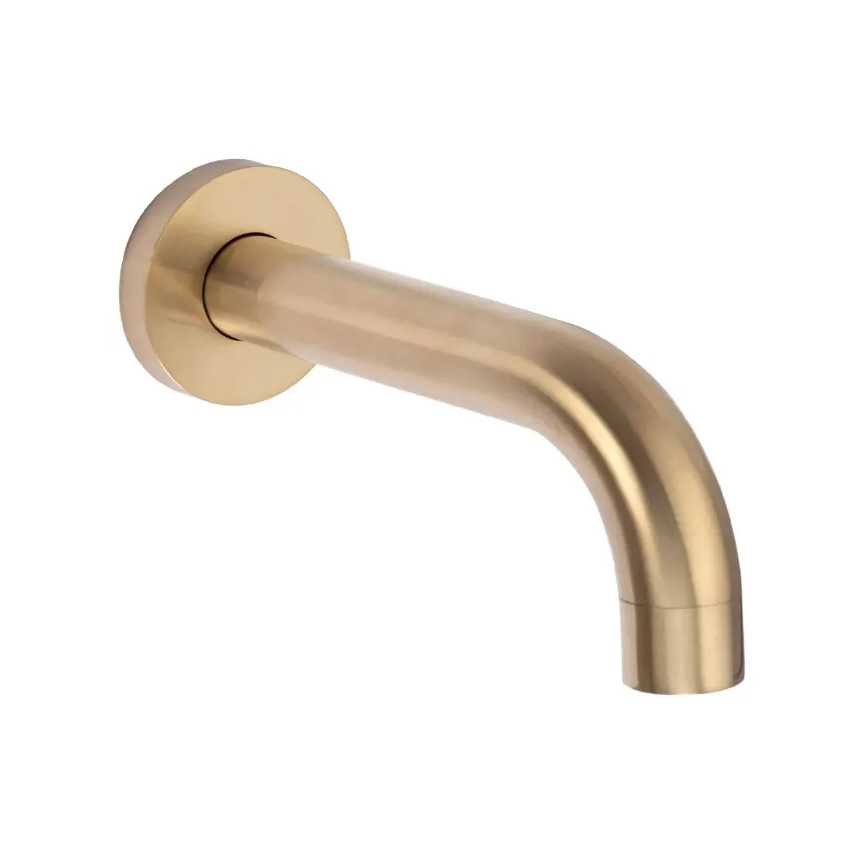 REA-B7503 - Conjunto para banheira com misturador de encastre LUNGO, acabamento em ouro escovado