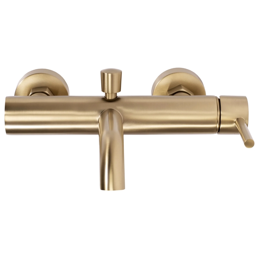 REA-B8010 - Conjunto para banheira LUNGO, dourado escovado