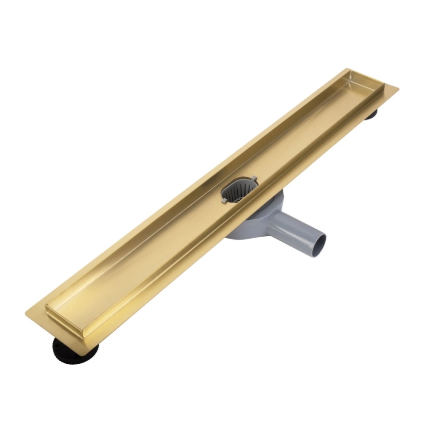 REA-G2702 - Ralo linear NEOX PRO 70 cm aço inoxidável/dourado escovado