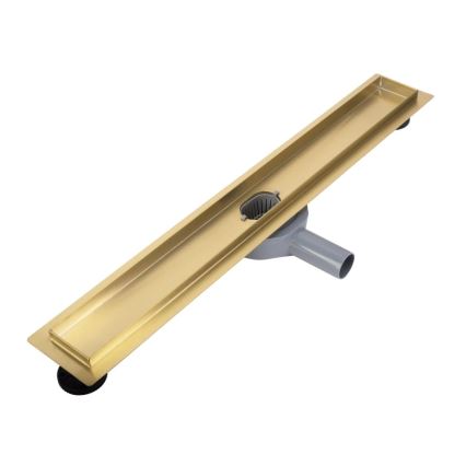 REA-G2704 - Ralo linear NEOX PRO 90 cm aço inoxidável/dourado escovado