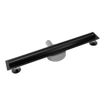 REA-G2710 - Ralo linear NEOX SLIM 70 cm aço inoxidável/preto