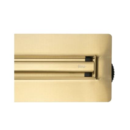 REA-G2714 - Ralo linear NEOX SLIM 70 cm, aço inoxidável / dourado escovado