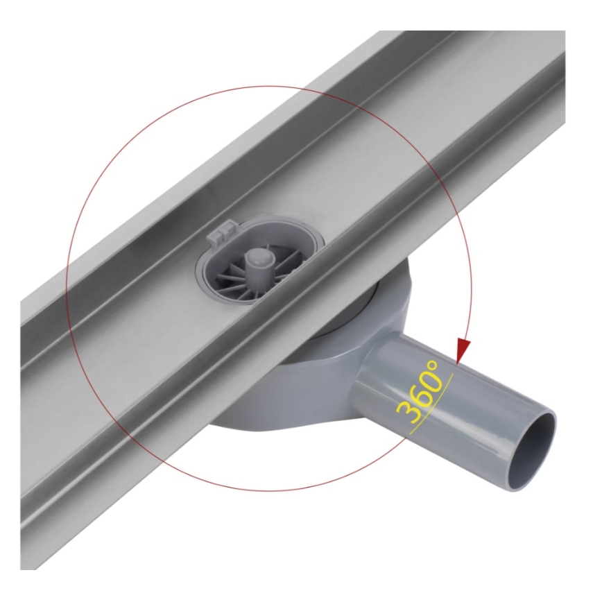 REA-G5808 - Ralo linear NEOX PRO 70 cm aço inoxidável
