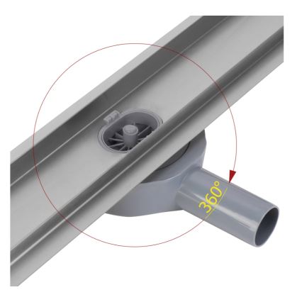 REA-G5809 - Calha de drenagem NEOX PRO 80 cm aço inoxidável