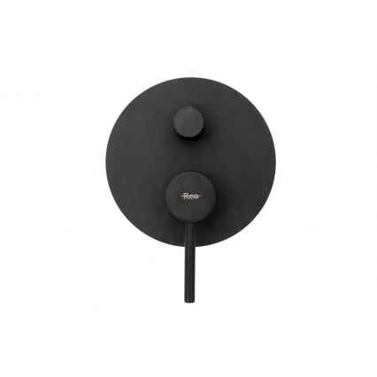 REA-P4100 - Conjunto de duche com bateria de encastre LUNGO preto
