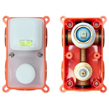 REA-P4160 - Conjunto de duche com misturador encastrado LUNGO, dourado escovado