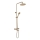 REA-P6604 - Conjunto de duche com bateria termostática LUNGO dourado escovado