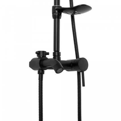 REA-P7005 - Conjunto de duche LUIS preto mate