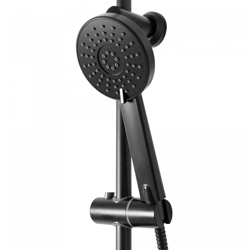 REA-P7005 - Conjunto de duche LUIS preto mate