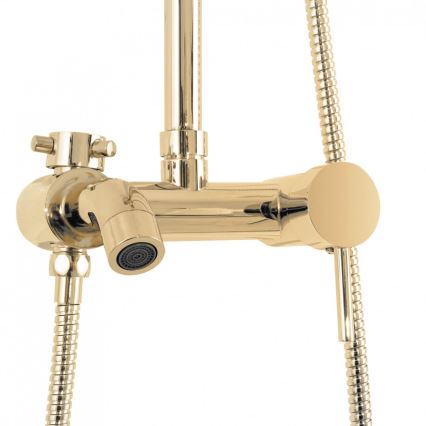 REA-P7006 - Conjunto de duche com misturador LUIS dourado