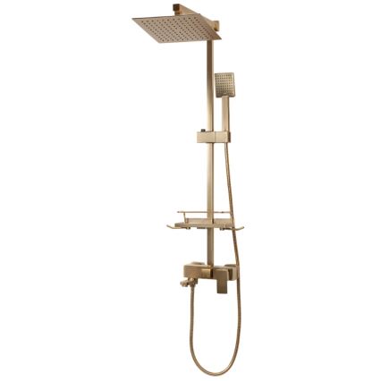REA-P7050 - Conjunto de duche com misturador JACK dourado escovado