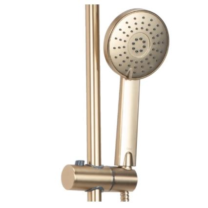 REA-P7051 - Conjunto de duche com misturador LUIS dourado escovado