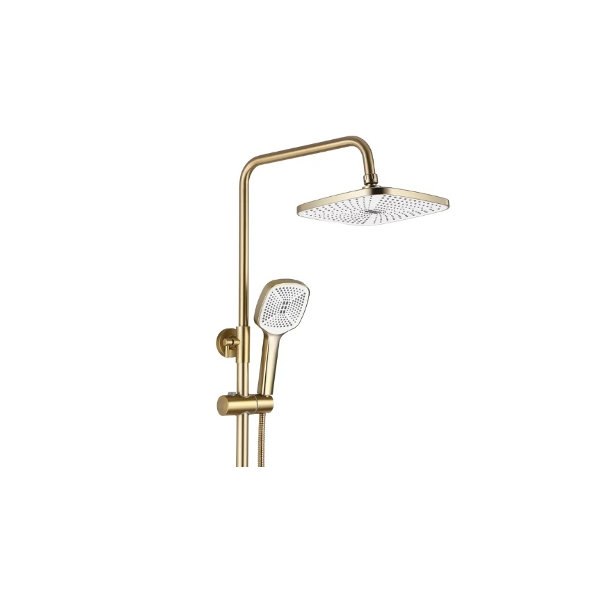 REA-P7841 - Conjunto de duche com torneira ARGUS dourado escovado
